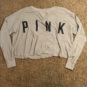 PINK cropped long sleeve
